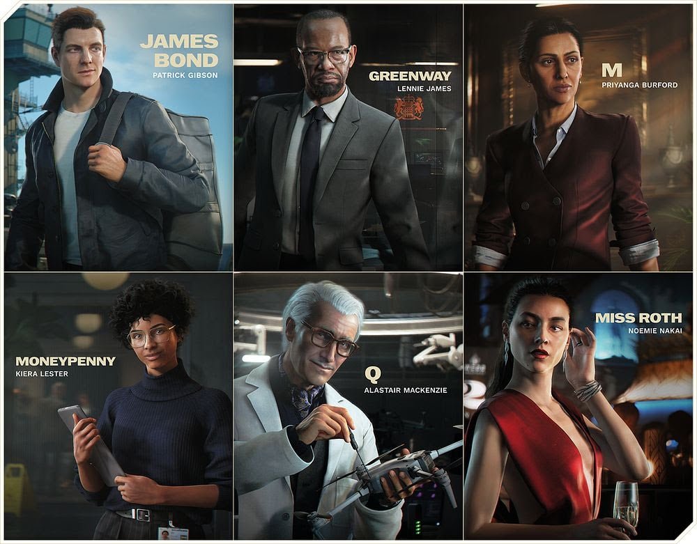 Famous Characters of 007 First Light