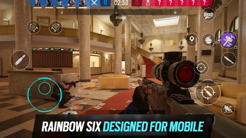 Tom Clancy's Rainbow Six Mobile Gameplay